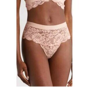 Free People-We Are HAH Spin Me Panty in Brown Sugar Size XS NWT